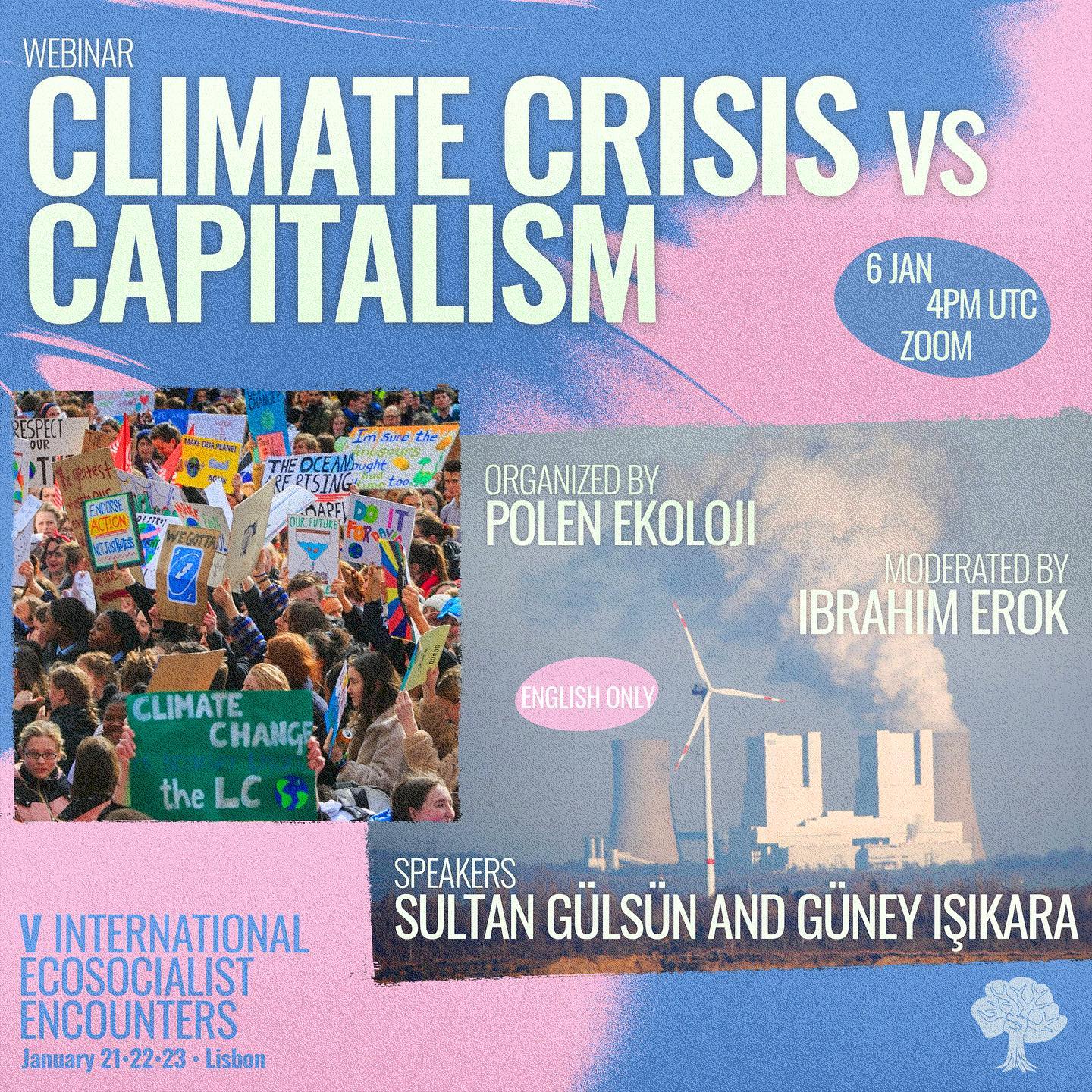 6 January | Webinar: Climate crisis vs. Capitalism